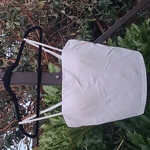 Uniqlo White AIRism Bra Camisole Size Large